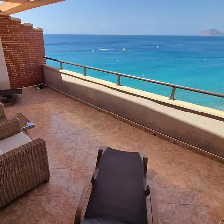 Daire Beachfront Magic Sea View Duplex Penthouse Ifach